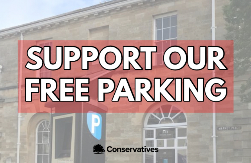 Support our free parking in West Oxfordshire