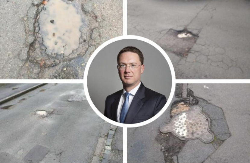 Witney MP Robert Courts has welcomed the announcement that Oxfordshire is to get £2.6million for road improvement projects.