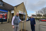 Cllr Thomas Ashby and Cllr Harry Eaglestone on Deer Park estate