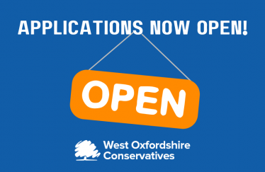 West Oxfordshire Conservative Association applications now OPEN!