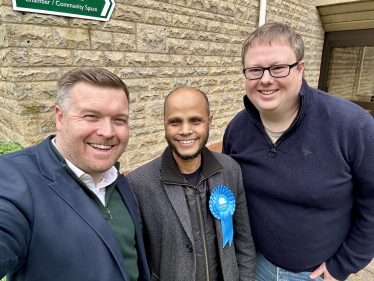 Conservatives celebrate Witney Central by-election victory